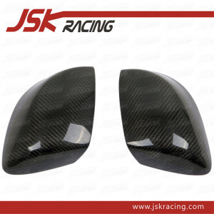 Carbon Fiber Mirror Cover (WITHOUT LED LIGHT) for 2011-2013 Honda Civic 4D (JSK122003)