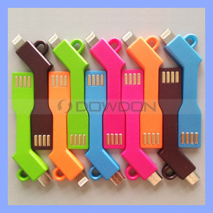 Chargekey Portable Key Chain Charger Cable for iPhone 6 5 5s 5c Lightning 8pin Keychain Cable