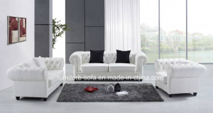 Chesterfield Modern Classic Italian Leather 3seater Sofa (H1012)