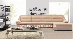Chinese Corner Leather Sofa with High Back (SO20)