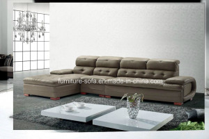 Chinese Furniture High Back Leather Sofa Set (SO44)