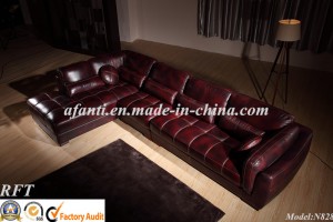 Classic European Style Living Room Corner Sofa (N828)