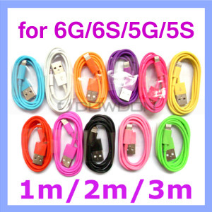 Colorful 8 Pin Lightning Cable for iPhone 6 6s 5g USB Data Charger Power Cable Cord