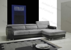 Fabric Chaise Lounge Sofa Settee (JP-sf-320-1)