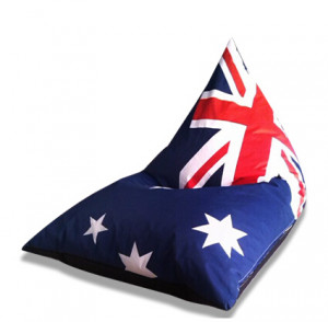 Flag Type Lazy Sofa Set Made of Fabric