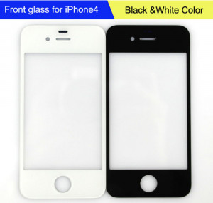 Front Outer LCD Display Touch Screen Glass Lens for iPhone4 Replacement