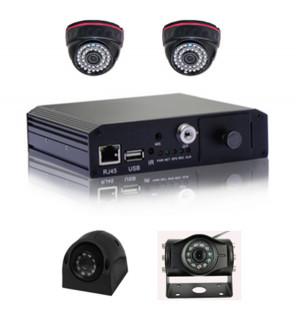 Functional 4CH Android Live View SD Card Mobile DVR