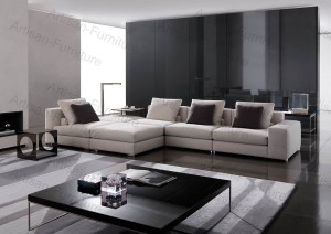 Furnitue White Sofa Set (JP-sf-222)