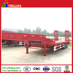 Gooseneck Type Low Bed Truck Semi Cimc Trailer