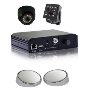 H. 264 4D1 High End Shockproof 4 CH 3G SD Card Mobile DVR