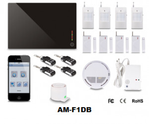 Intelligent Wireless Sensor Home Security SMS / Phone GSM Alarm System