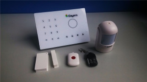 Intelligent Wireless Touch Keypad Independent Zone Security Intruder Alarm System