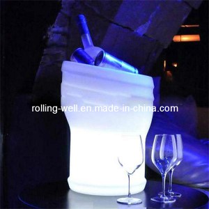 LED Ice Bucket for Beer, Flashing Bucket with Multicolor Lights