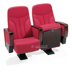 Leadcom Single Leg Chairs Auditorium with Writing Tablet (LS-619)