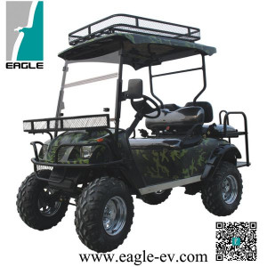 Lifted Golf Cart with 4 Foldable Seats, Eg2020asz