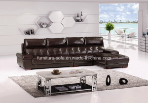 Living Room Furniture Top L Shape Sofa with High Back (B103)