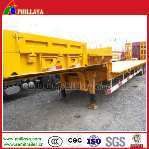 Lowbed Semi Trailer Step-Wise Side Wall Trailer Goose Neck Trailer