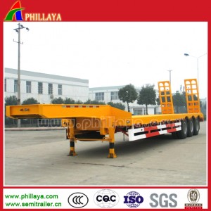 Lowbed Truck Trailer for Heavy Duty Transportation