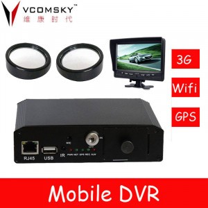 Mobile DVR for Monitoring Buses, Patrol Cars, Taxis, Delivery Trucks, Prison Transportation Vehicles and Emergency Response Vehicles