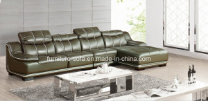 Modern Furniture Leather Sofa Set with High Back (SO30)