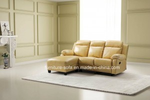 Modern Furniture Recliner Leather Corner Sofa Set (SO48)