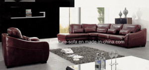 Modern Living Room Furniture Chaise Sofa Set (SO40)