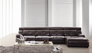 Modern Living Room Furniture Top Leather Sofa Set (SO03)
