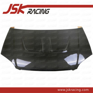 Mugen Style Carbon Fiber Bonnet for 2001-2003 Honda Civic 2 4dr (JSK120804)