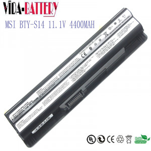 New Battery for Bty-S14 Bty-S15 Msi A6500 Fr400 Fr600 Fr620