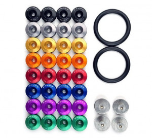 Password: Jdm Quick Release Fasteners Front Rear Bumpers Trunk Hatch Set