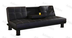 Primo International Sleek Black Adjustable Sofa (JP-sf-269)