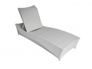 Rattan Aluminum Outdoor Garden Sunlounger/Beach Chair/Sunbed