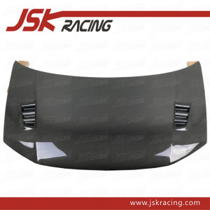 Rr Style Carbon Fiber Hood Bonnet for 2011-2012 Honda Civic 4D (JSK122015)