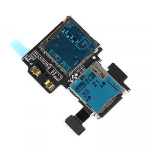 SD SIM Card Reader Holder Slot Flex Cable Ribbon for Samsung Galaxy S4 Gt I9505