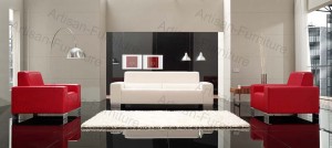Salon Furniture with Sliding Seat Reclining Seat Sofa (JP-sf-238)