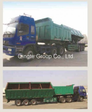 Side Dump Semi Trailer, Tipper Semi Trailer (QDT9400ZC)