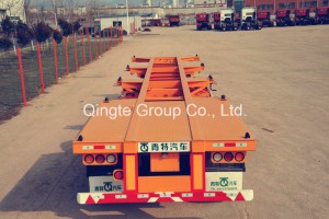 Skeleton Container Transport Semi Trailer (QDT9352TJZG)