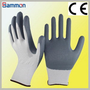 Sm1059 13needles Nitrile Coated Nylon Gloves