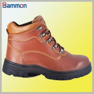 Sm3103 Brown Leather Work Boots