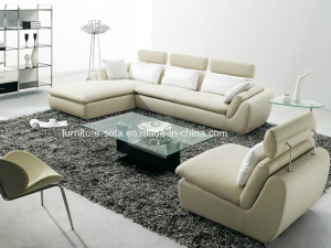 Small Size Armless Leather Sofa (S042)