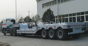 Special Type Stretchable Lowbed Heavy Duty Semi-Trailer (QDT9272TDP)