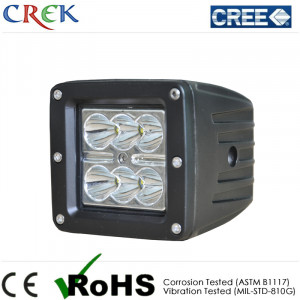 Square 18W LED Work Light with CREE LEDs (CK-WC0603A)