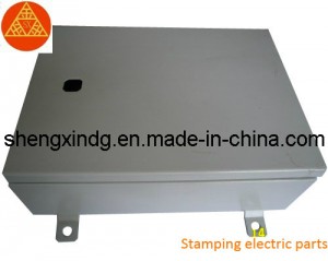 Stamping Punching Metal Power Distribution Cabinet Cover Parts (SX101)