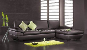 Sweet Home Modern Nice Chinese Leather Sofa (S080)