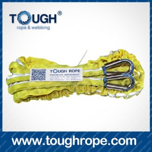 Tr-05 Car Winch Dyneema Synthetic 4X4 Winch Rope with Hook Thimble Sleeve Packed as Full Set