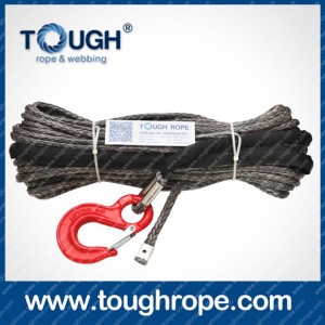 Tr-08 Manual Hand Winch Dyneema Synthetic 4X4 Winch Rope with Hook Thimble Sleeve Packed as Full Set