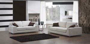 Two Seat Modern Strong Fabric Sofa Sets for Apartment (JP-sf-233)