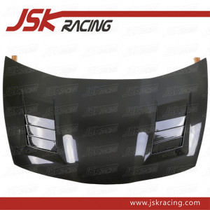 Type-R Js Racing Style Carbon Fiebr Hood for 2006-2011 Honda Civic Fn2 (JSK123005)