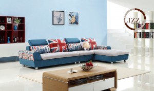 U. K. Home Fabric Sofa Set (Lm26)