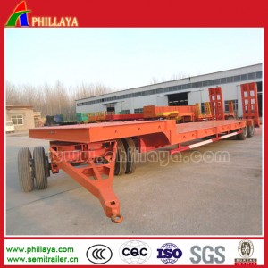 Utility Low Loader Low Bed Truck Semi-Trailer